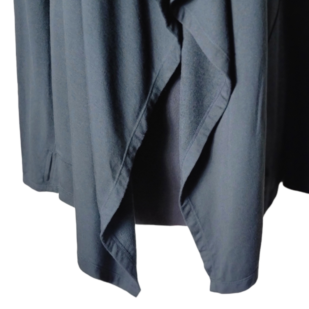 MPG Mondetta women's S/P black open front asymmetrical performance cardigan - Picture 5 of 8